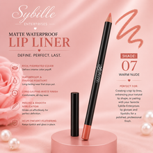 Load image into Gallery viewer, Sybille Enterprises Matte Waterproof Lip Liner